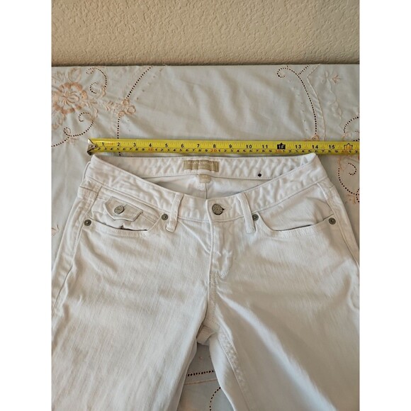 Banana Republic White Cropped Jeans Size 1 / 25 - Picture 7 of 14